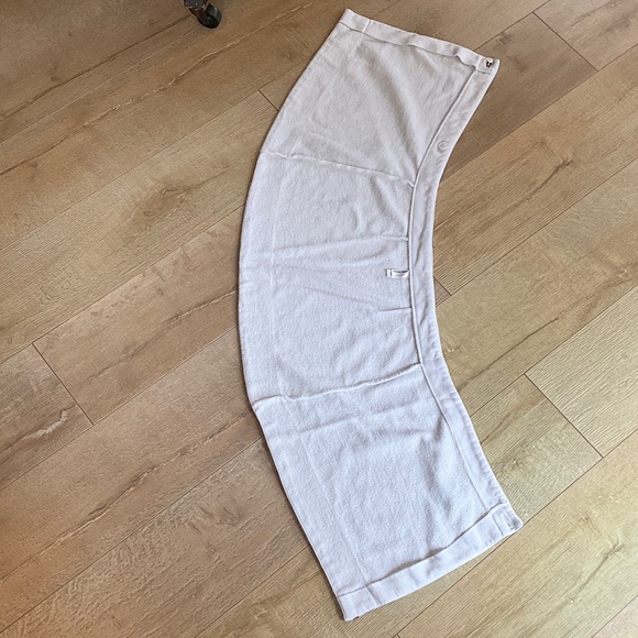 American Apparel White Mini Skirt with Red and Blue Stripes - Picture 4 of 9